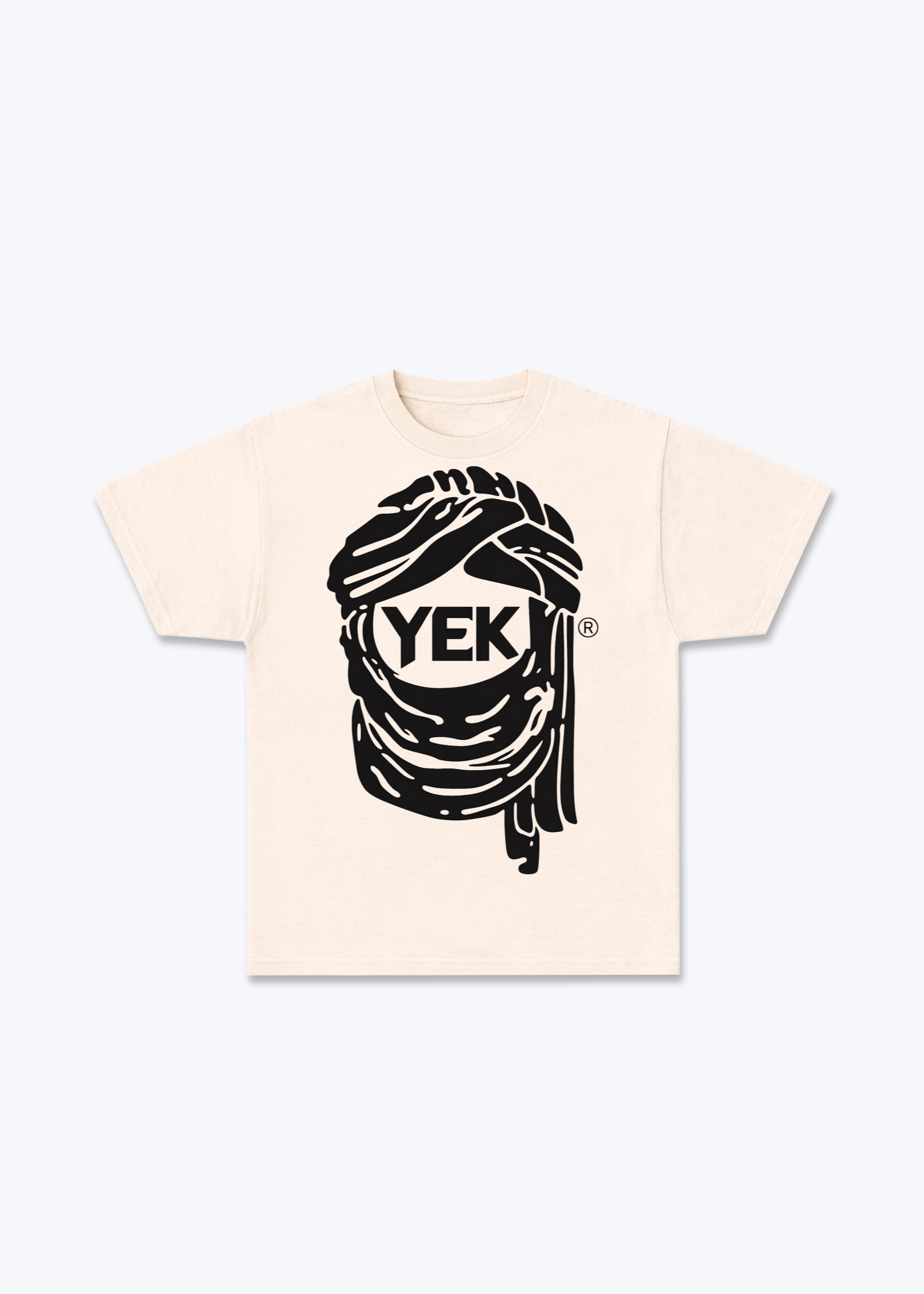 YEK T-Shirt - Beige Front (Designed)