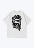 YEK Oversized T-Shirt - White Front (Designed)