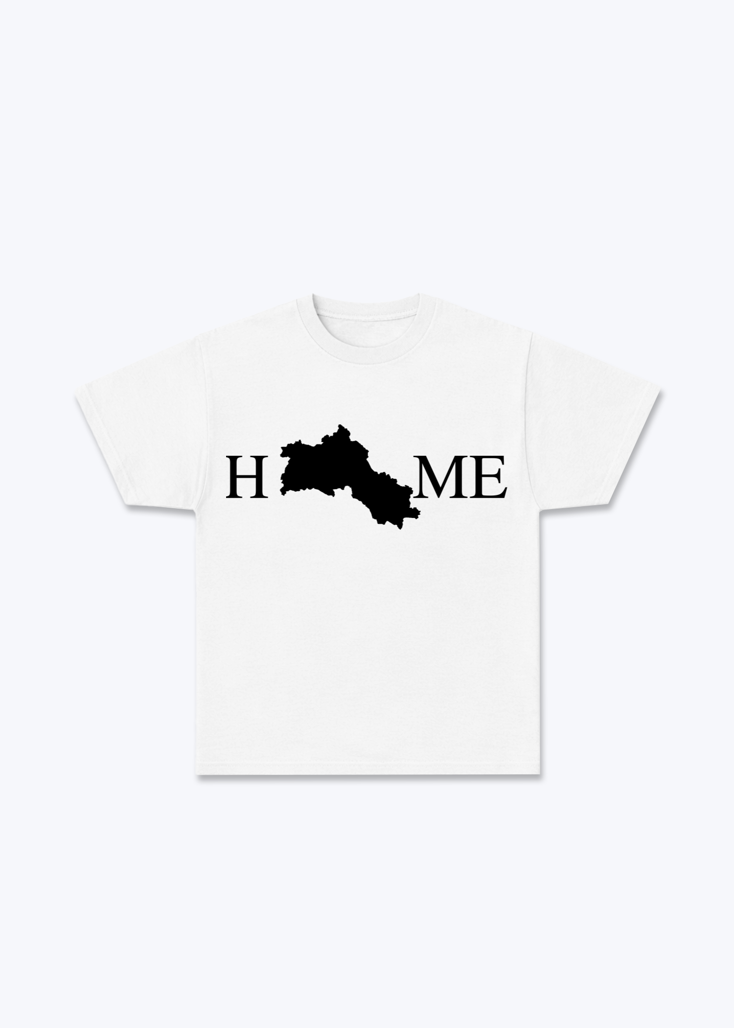 Home T-Shirt - White Front (Designed)
