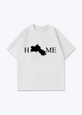 Home Oversized T-Shirt - White Front (Designed)