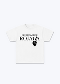 Rojava T-Shirt - White Front (Designed)