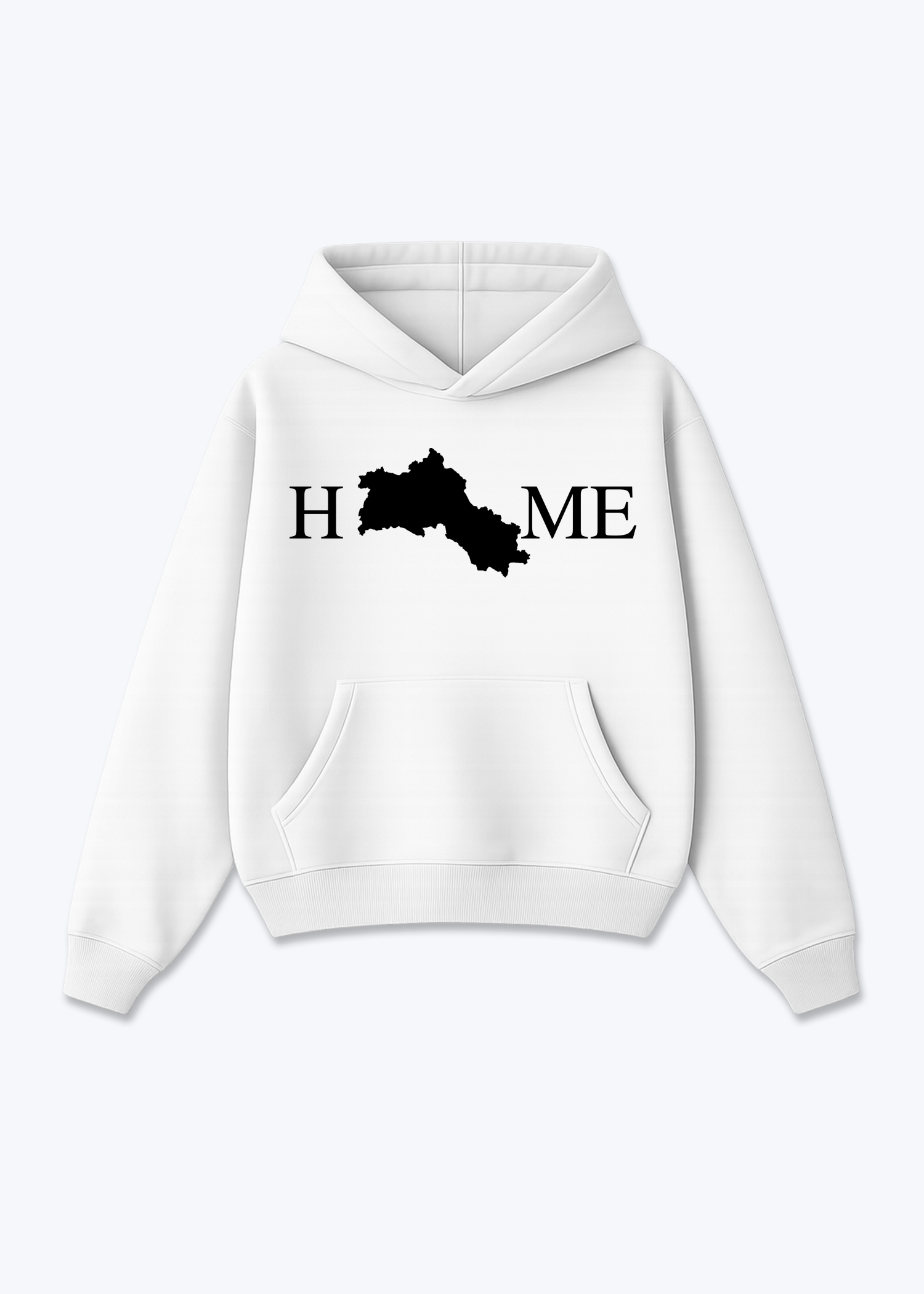 Home Hoodie - White Front (Designed)