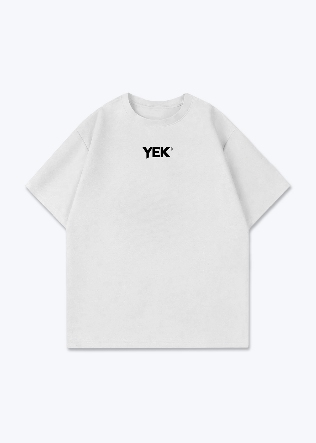 Deq Oversized T-Shirt - White Front (Designed)