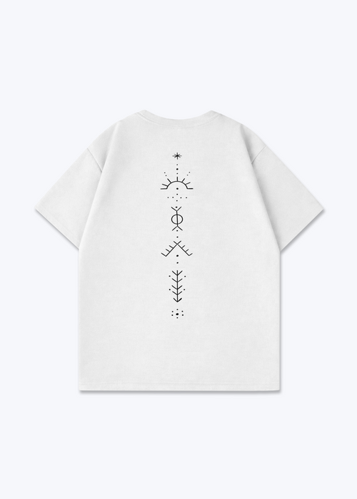 Deq Oversized T-Shirt - White Back (Designed)