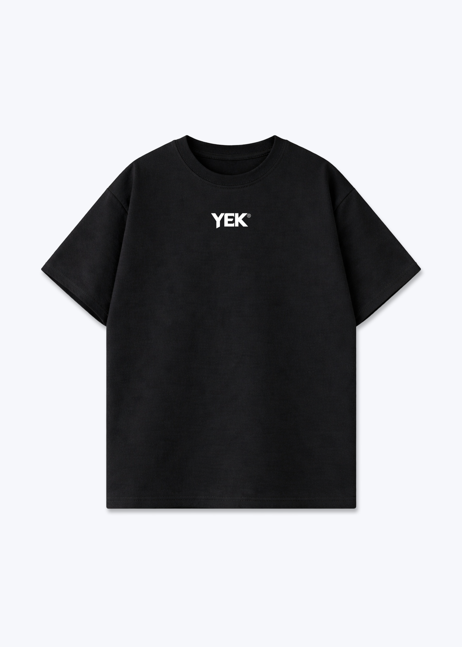 Deq Oversized T-Shirt - Black Front (Designed)