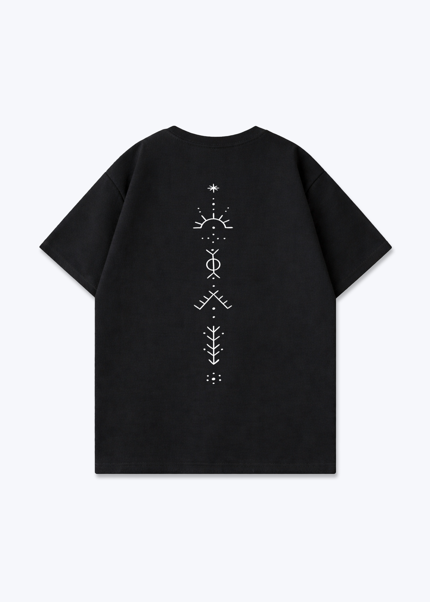 Deq Oversized T-Shirt - Black Back (Designed)