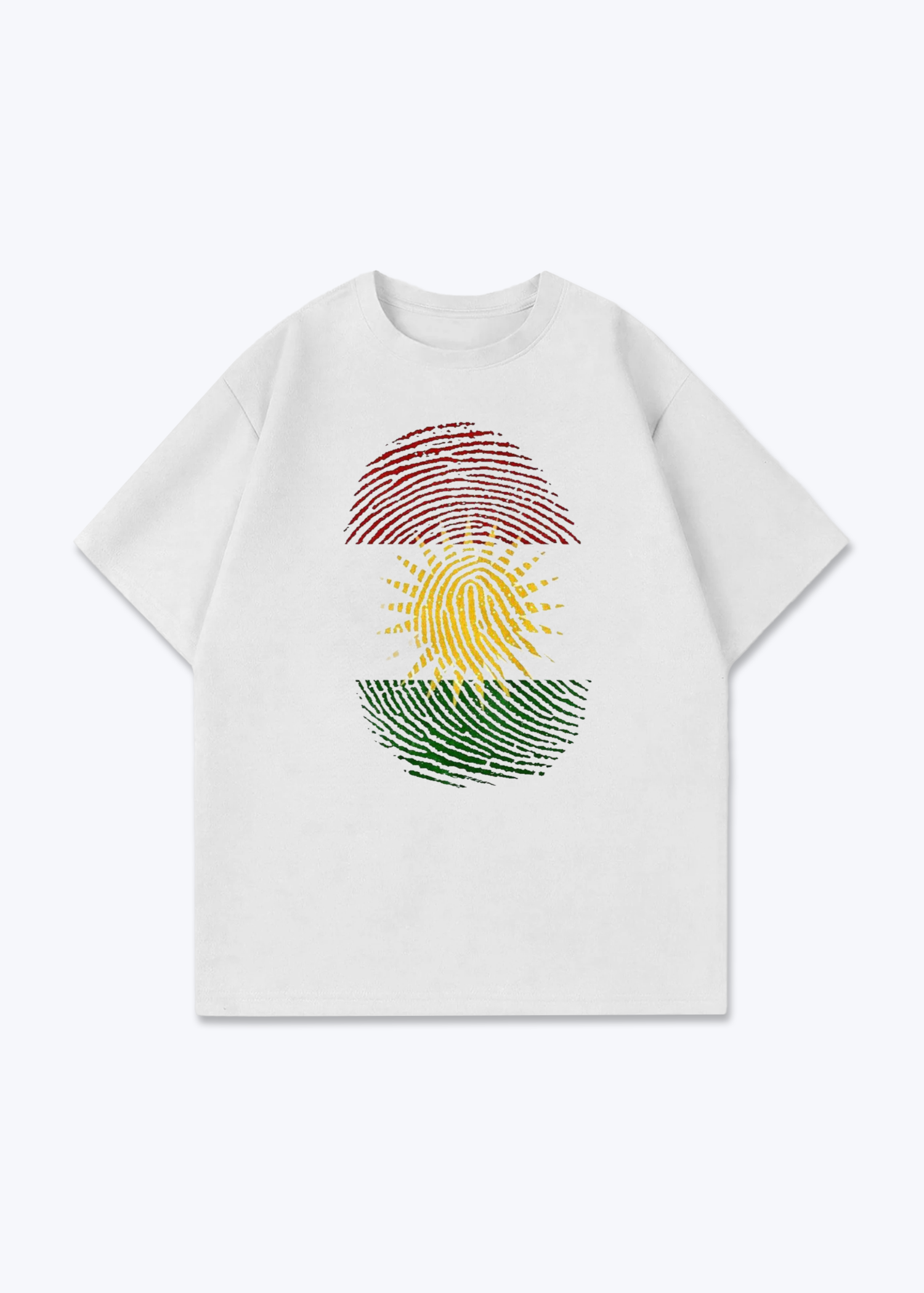 DNA Oversized T-Shirt - White Front (Designed)