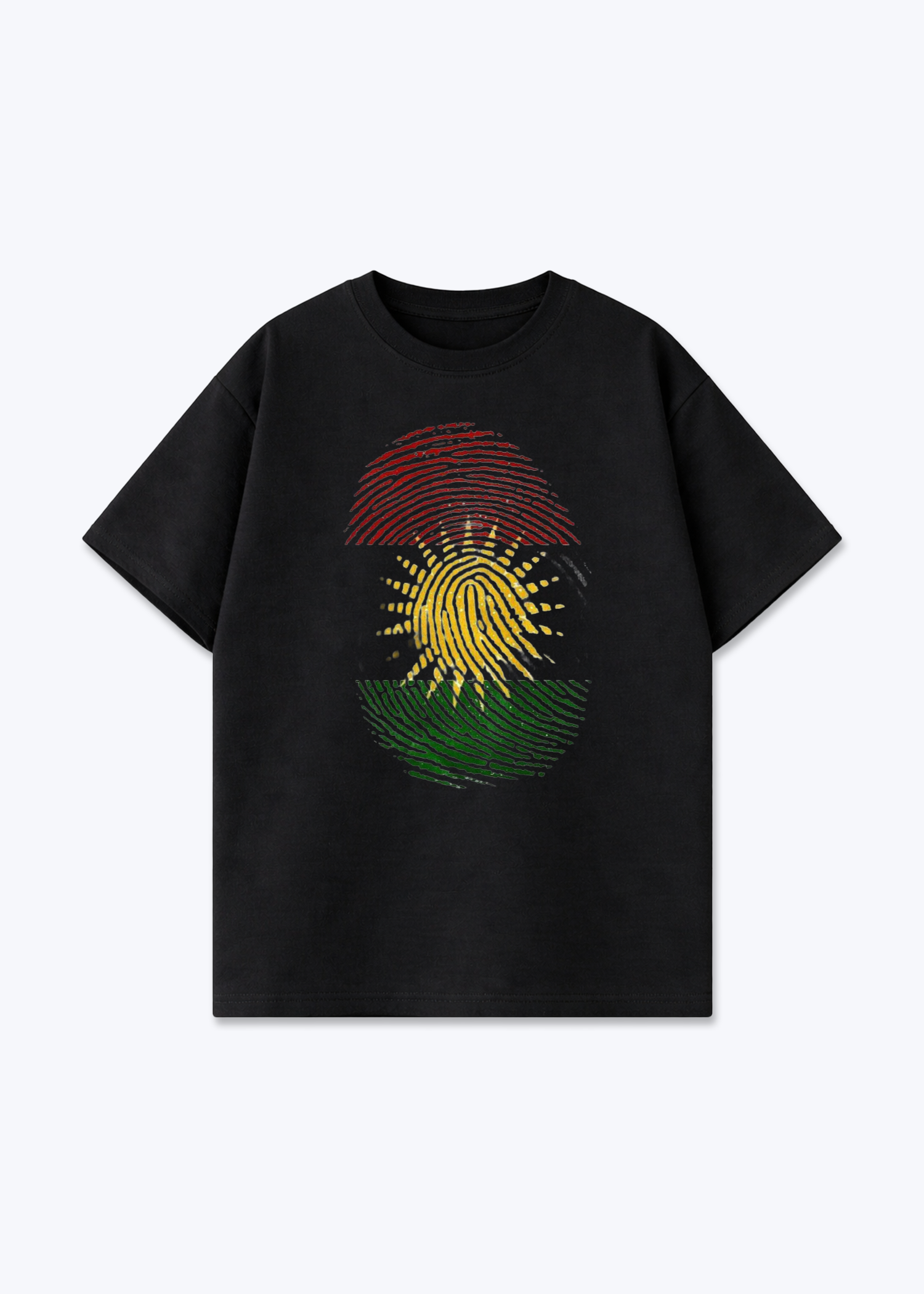DNA Oversized T-Shirt - Black Front (Designed)