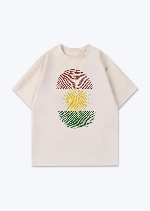 DNA Oversized T-Shirt - Beige Front (Designed)