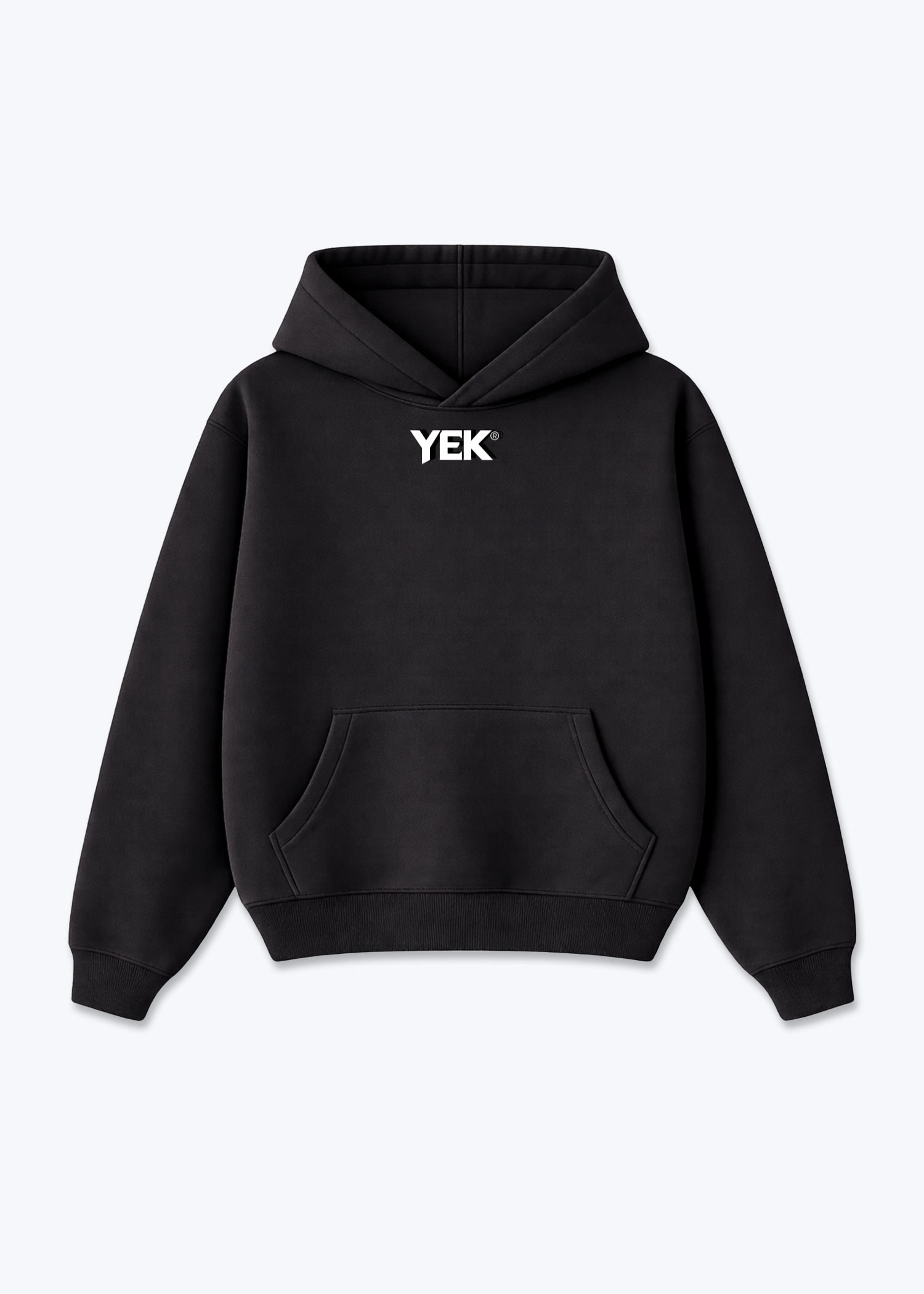 Deq Hoodie - Black Front (Designed)
