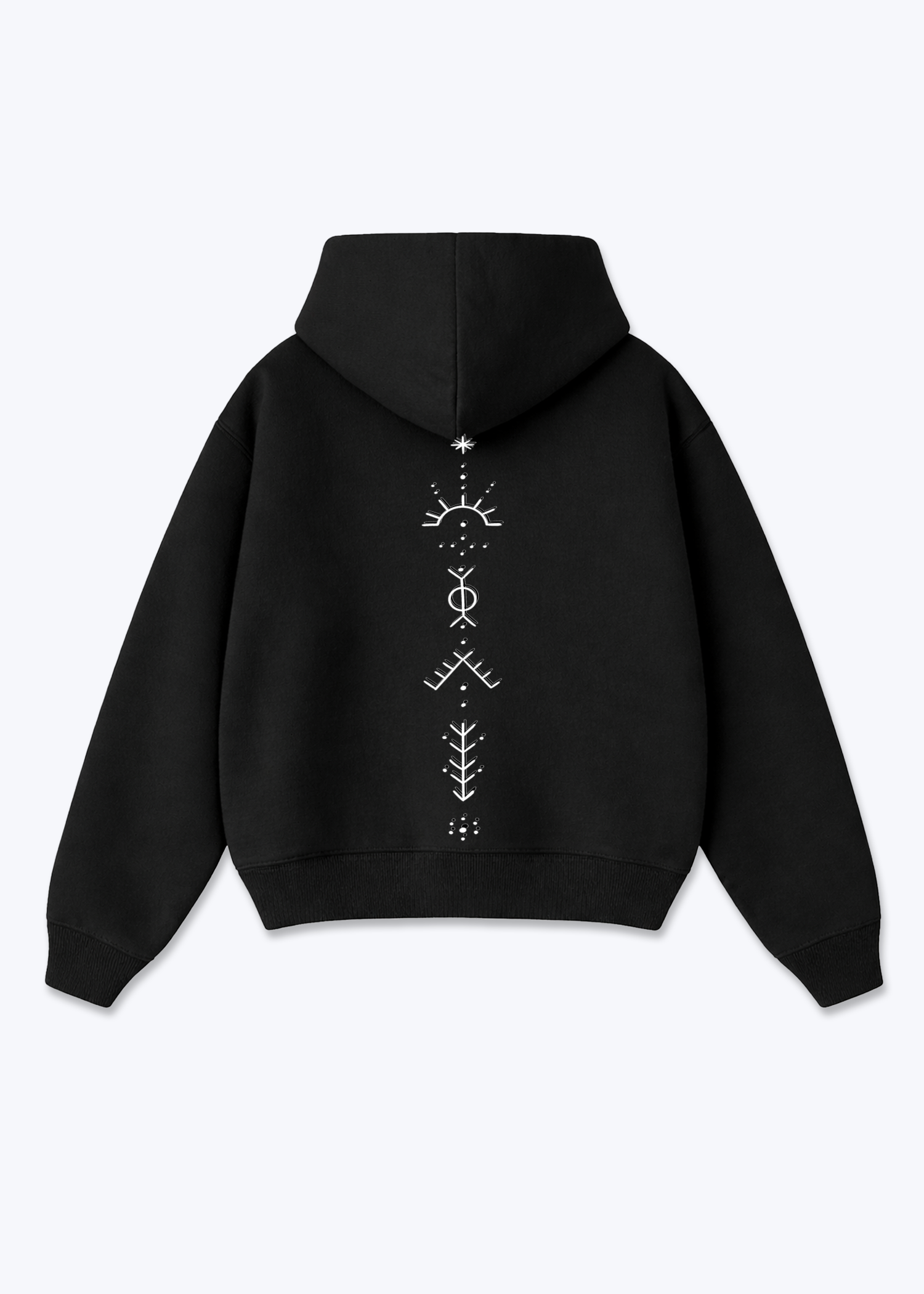 Deq Hoodie - Black Back (Designed)