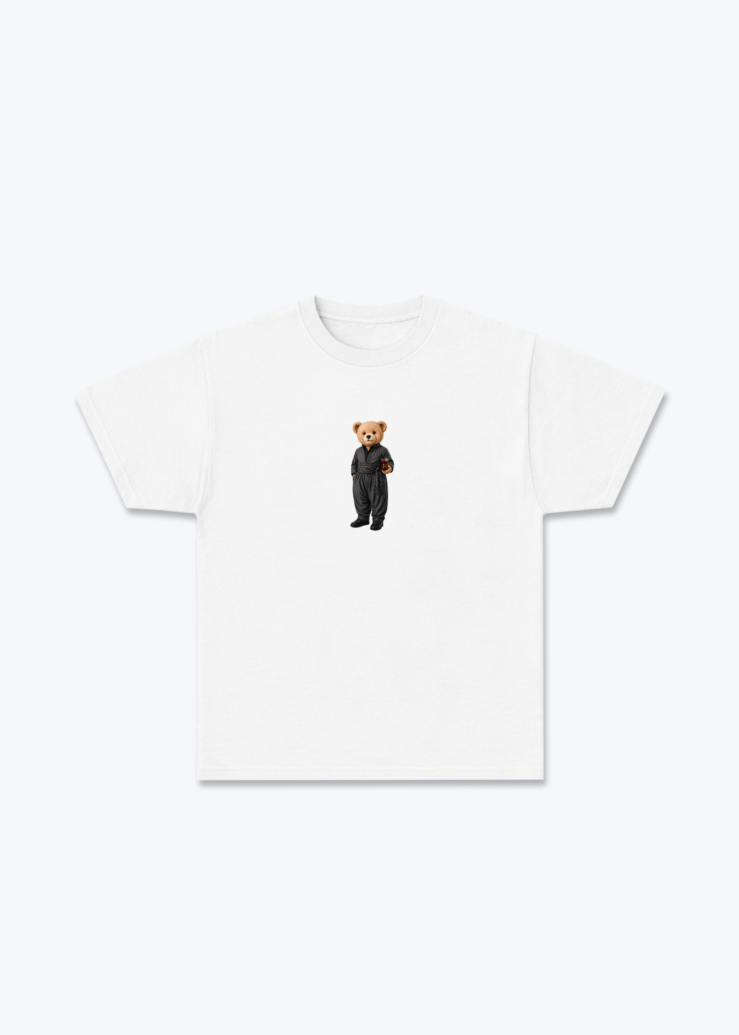 Hirç Dark Grey T-Shirt - White Front (Designed)