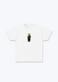 Hirç Green T-Shirt - White Front (Designed)