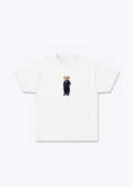 Hirç Blue T-Shirt - White Front (Designed)