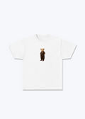 Hirç Brown T-Shirt - White Front (Designed)