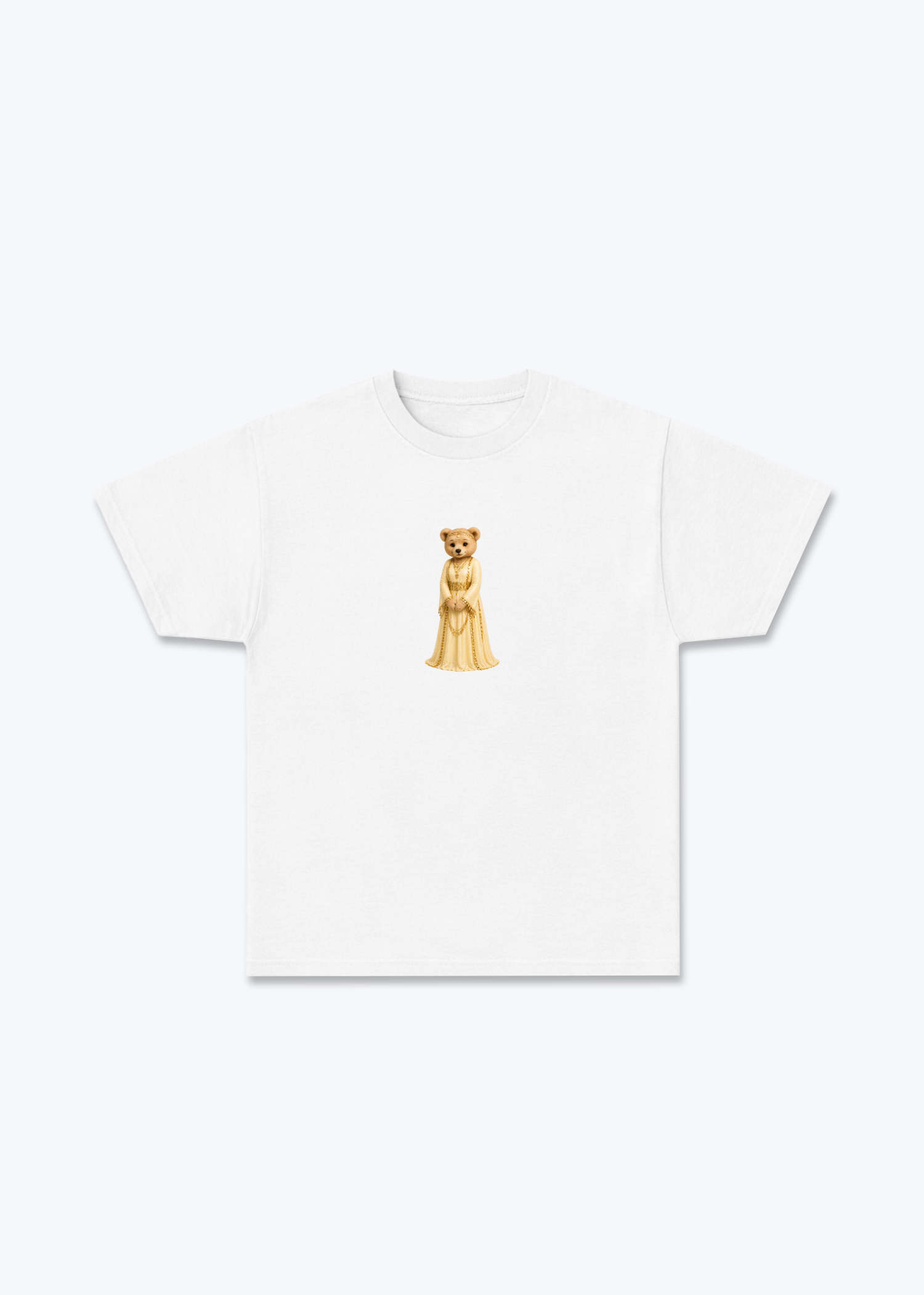 Hirçe Yellow T-Shirt - White Front (Designed)