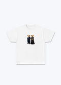 Hirç & Hirçe Blue T-Shirt - White Front (Designed)