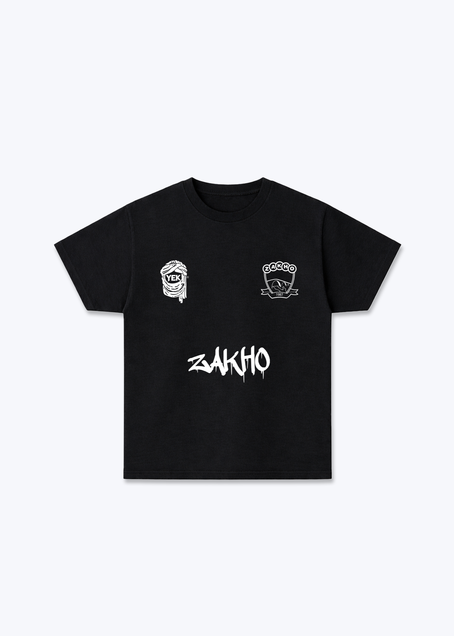 Zakho Jersey - Black Front (Designed)