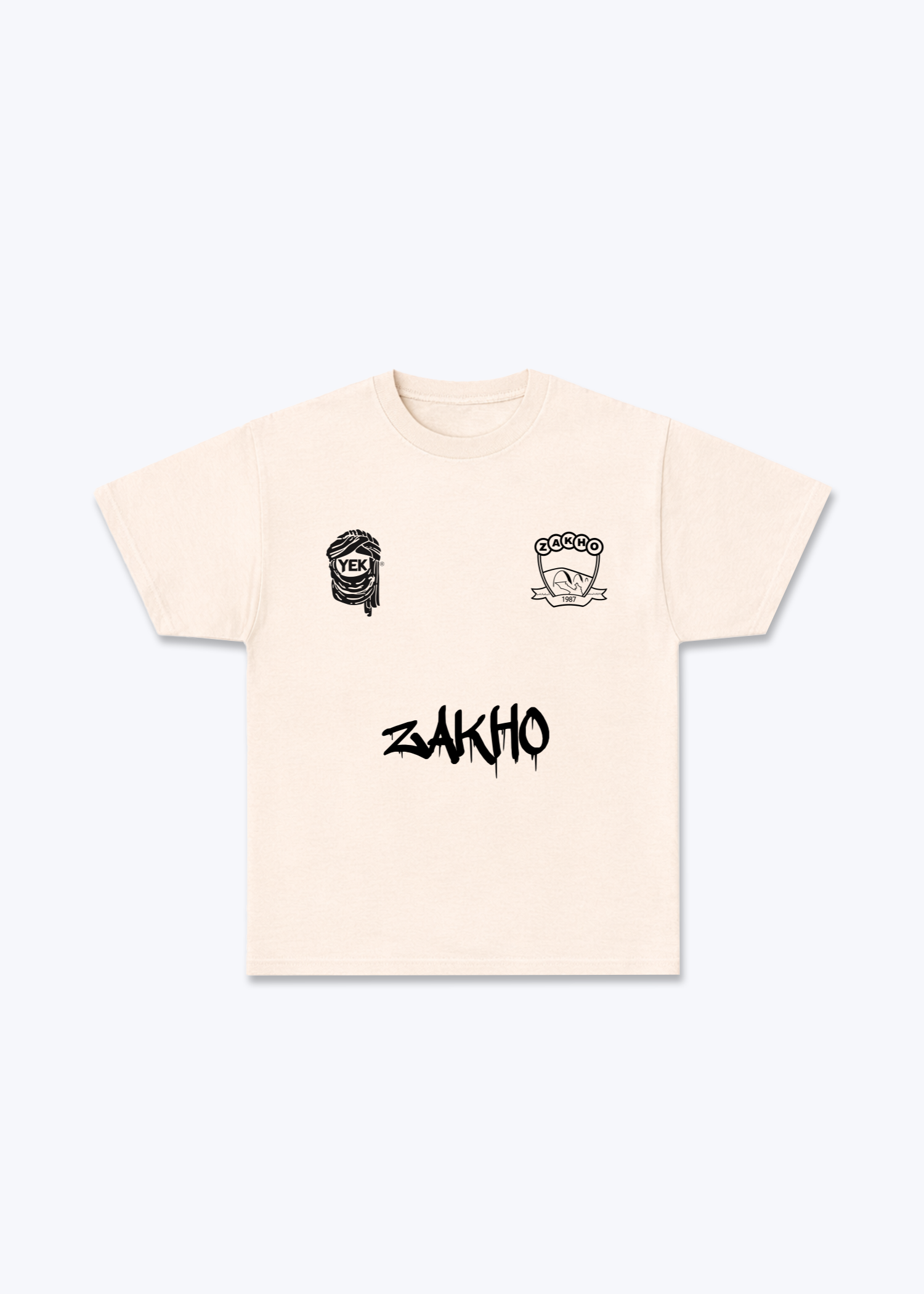 Zakho Jersey - Beige Front (Designed)