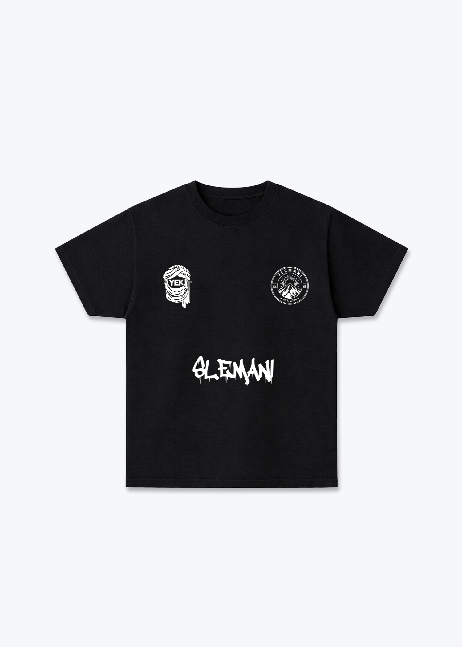Slemani Jersey  - Black Front (Designed)