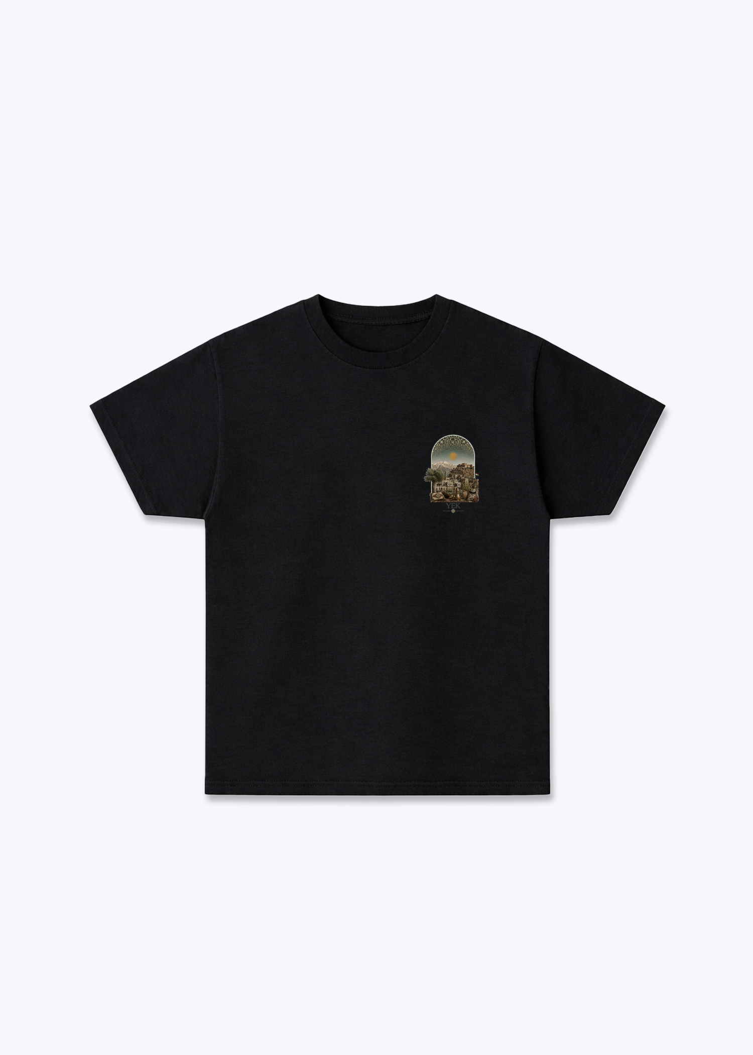 YEK Roj T-Shirt - Black Front (Designed)