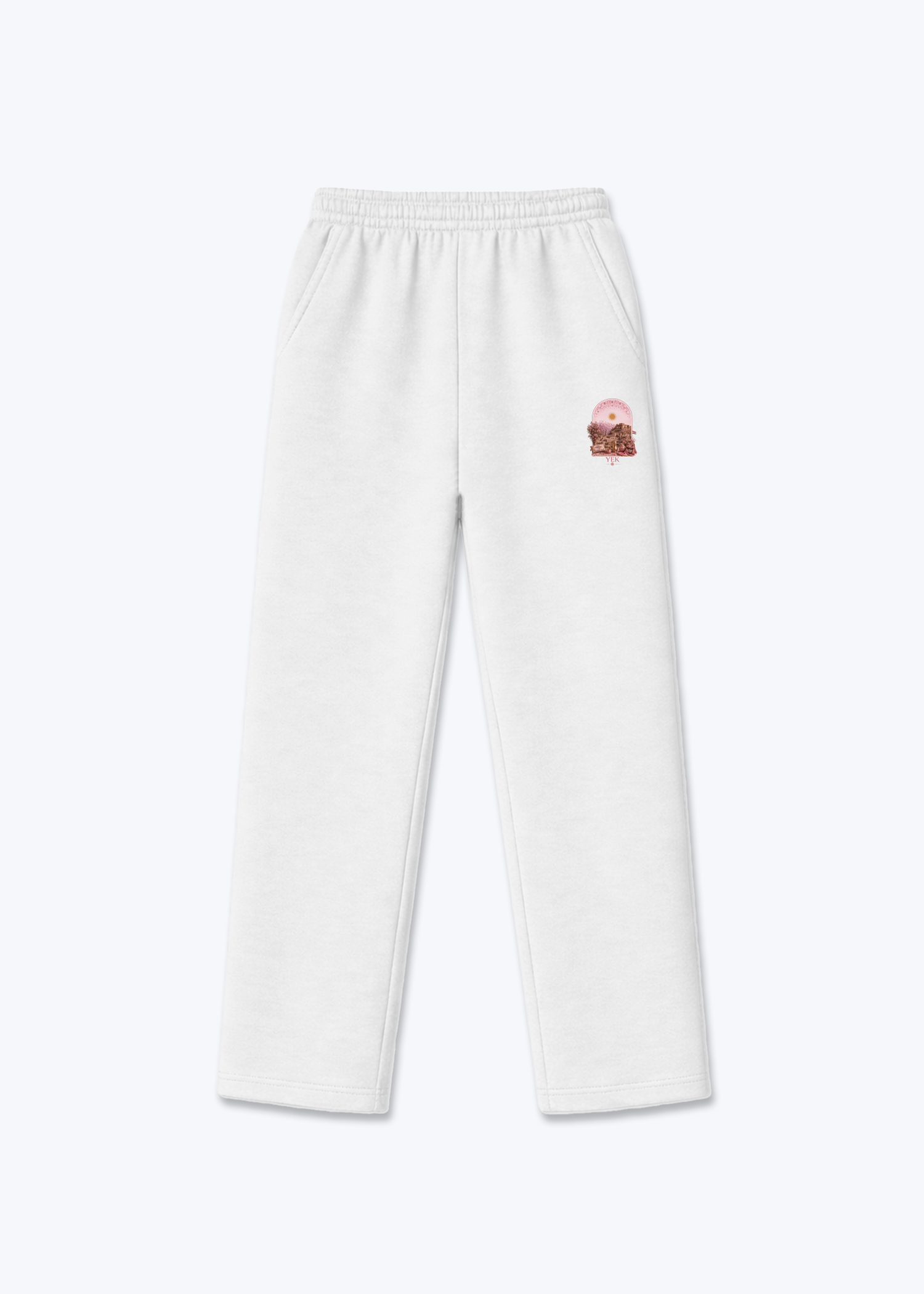 Yek Roje Jogger - White Front (Designed)