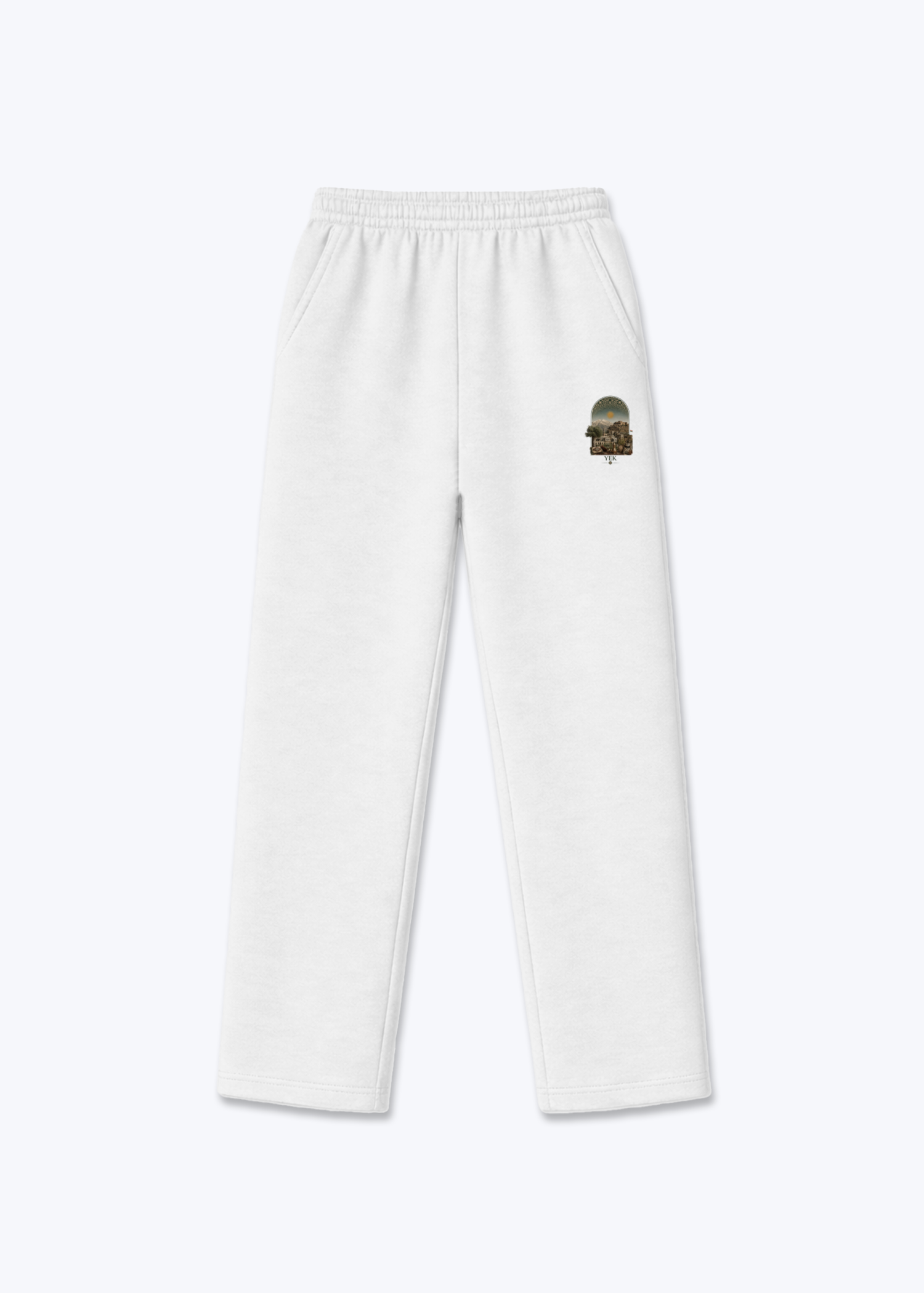 Yek Roj Jogger - White Front (Designed)
