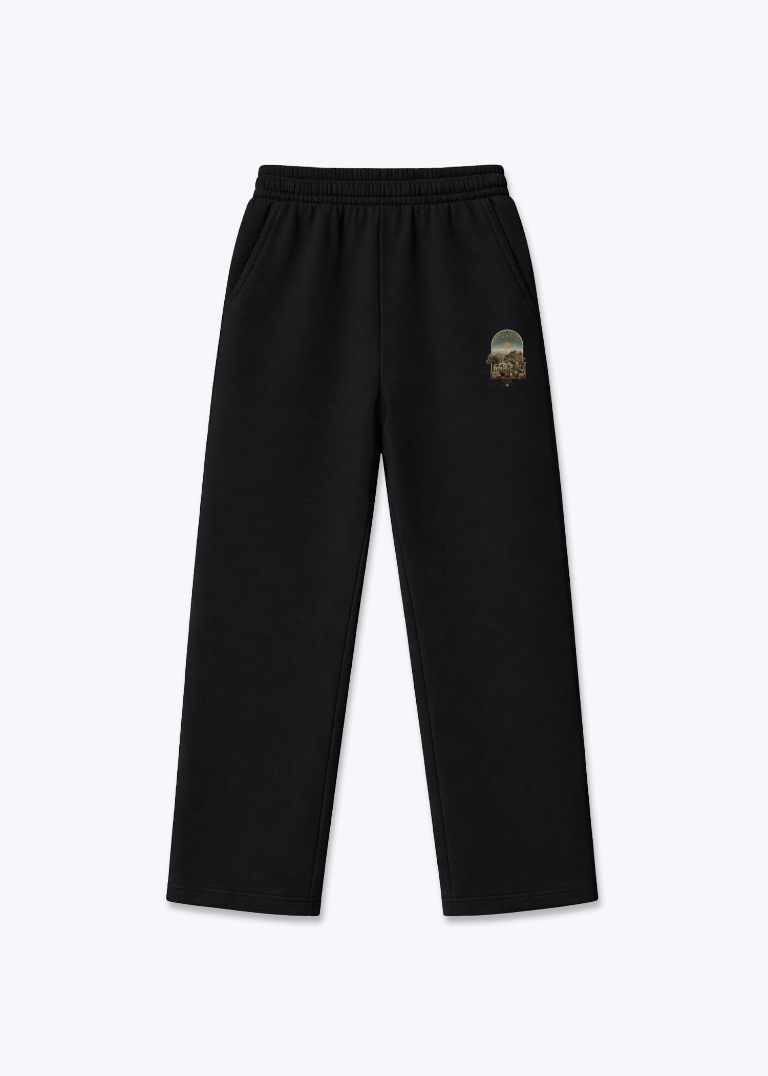 Yek Roj Jogger - Black Front (Designed)