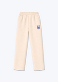 Yek Roj Blue Jogger - Beige Front (Designed)