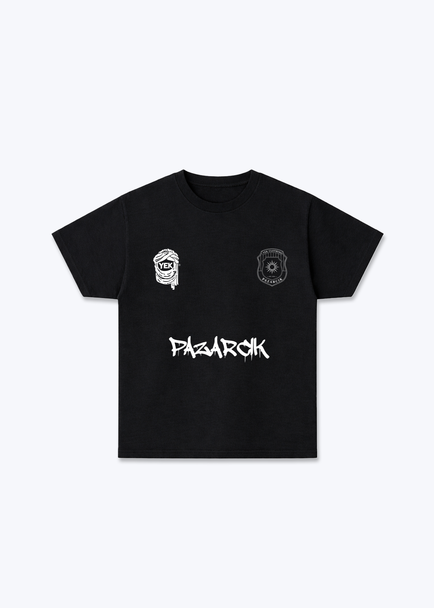 Pazarcik Jersey  - Black Front (Designed)
