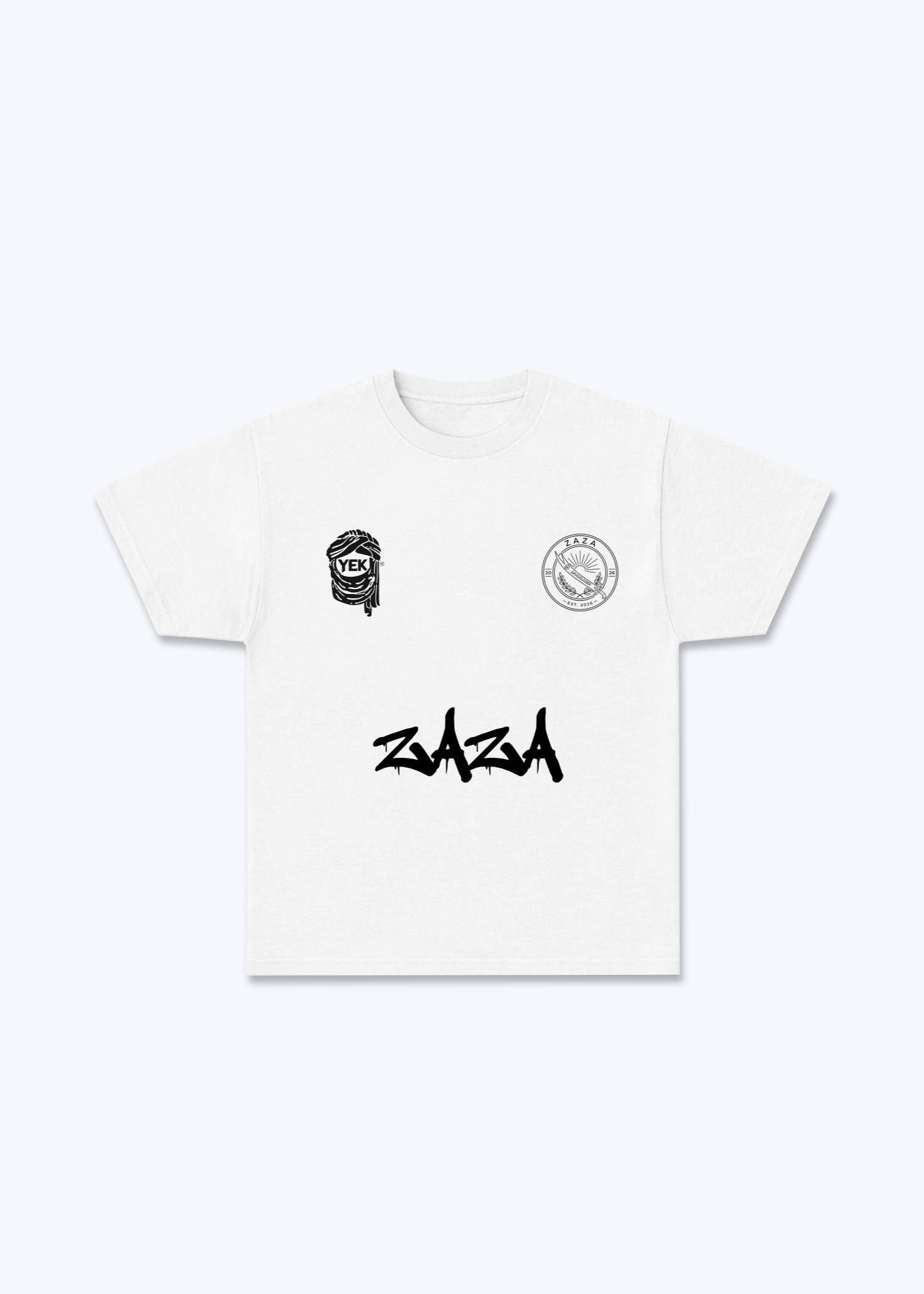 Zaza Jersey - White Front (Designed)