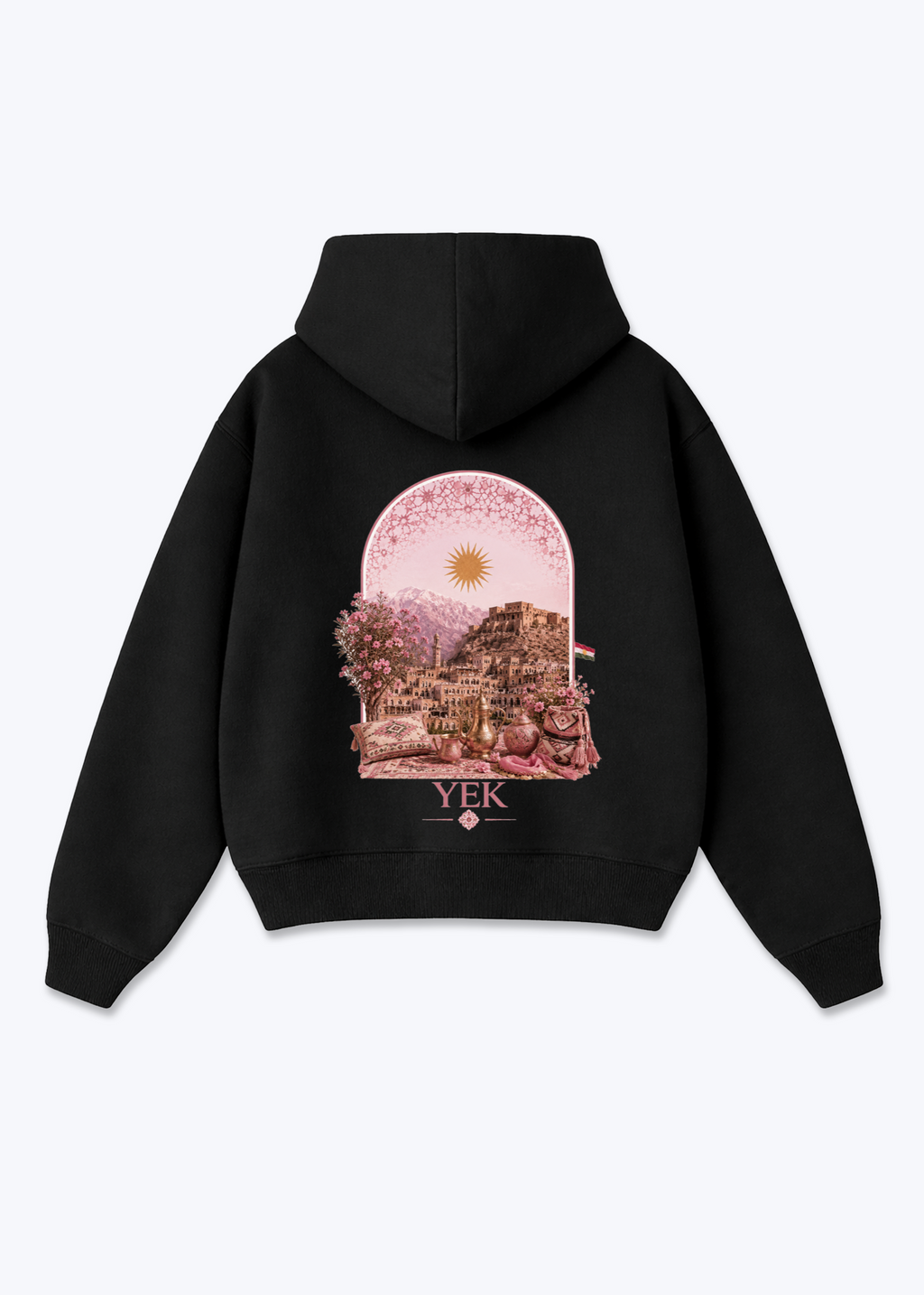 Yek Roje Zipper - Black Back (Designed)