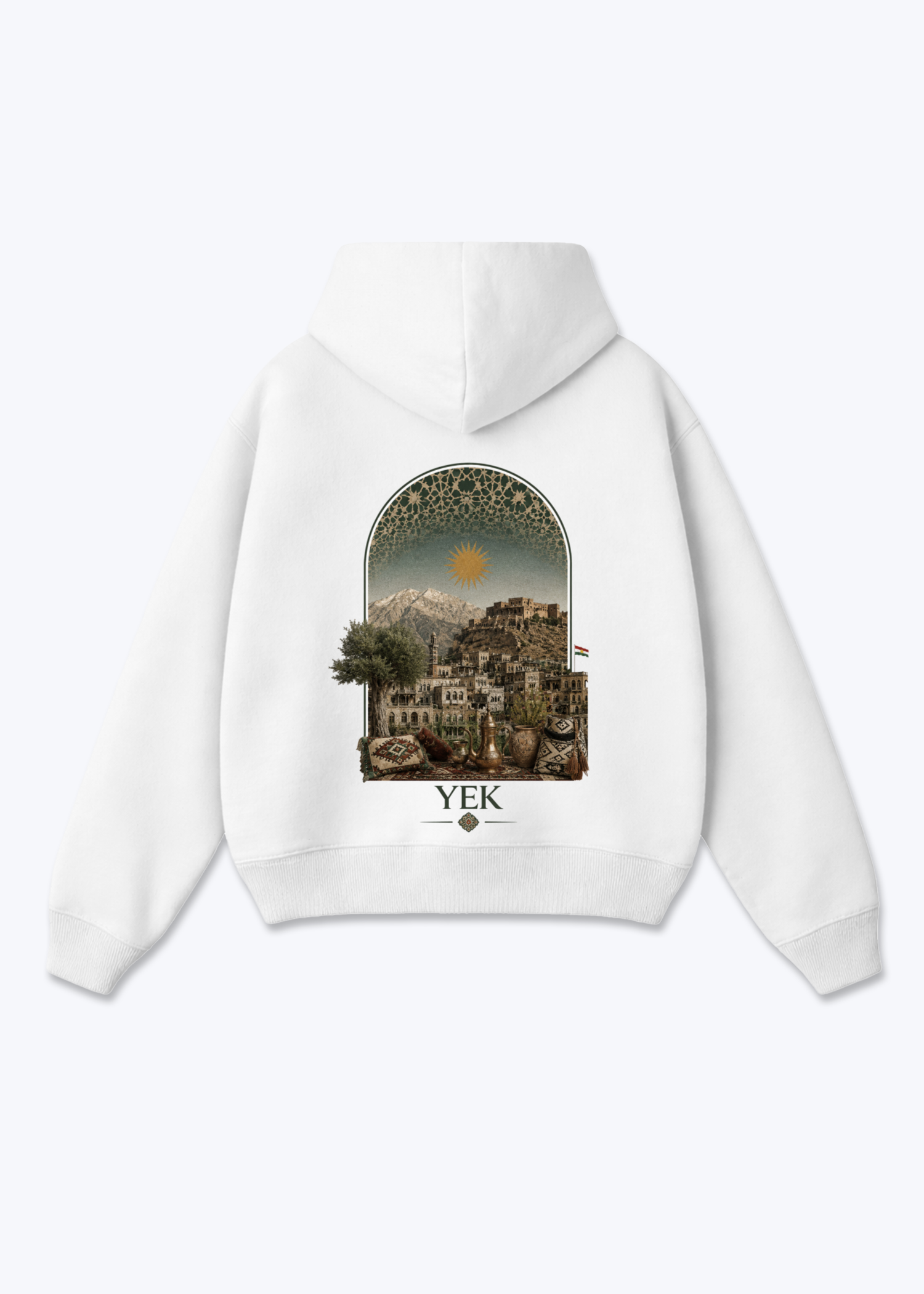 Yek Roj Zipper - White Back (Designed)