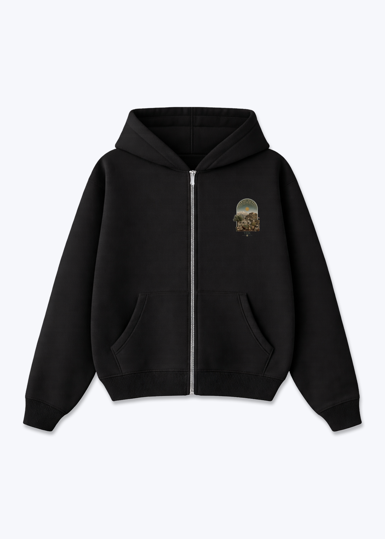 Yek Roj Zipper - Black Front (Designed)