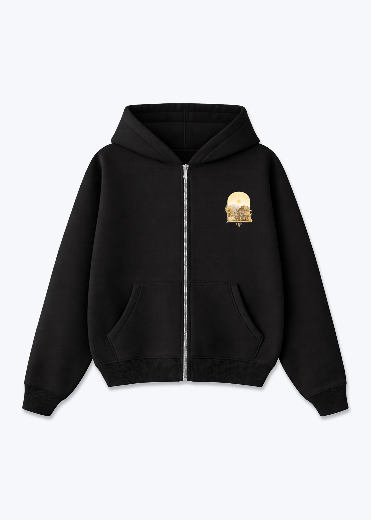 Yek Roj Zipper - Black Front (Designed)