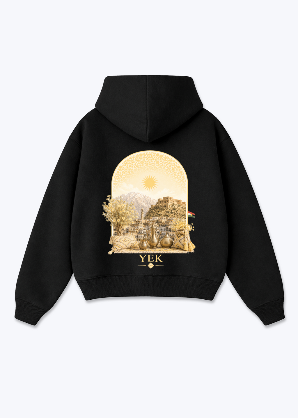 Yek Roj Zipper - Black Back (Designed)