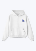Yek Roj Blue Zipper - White Front (Designed)
