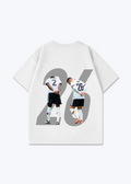 Undav Oversized T-Shirt - White Back (Designed)