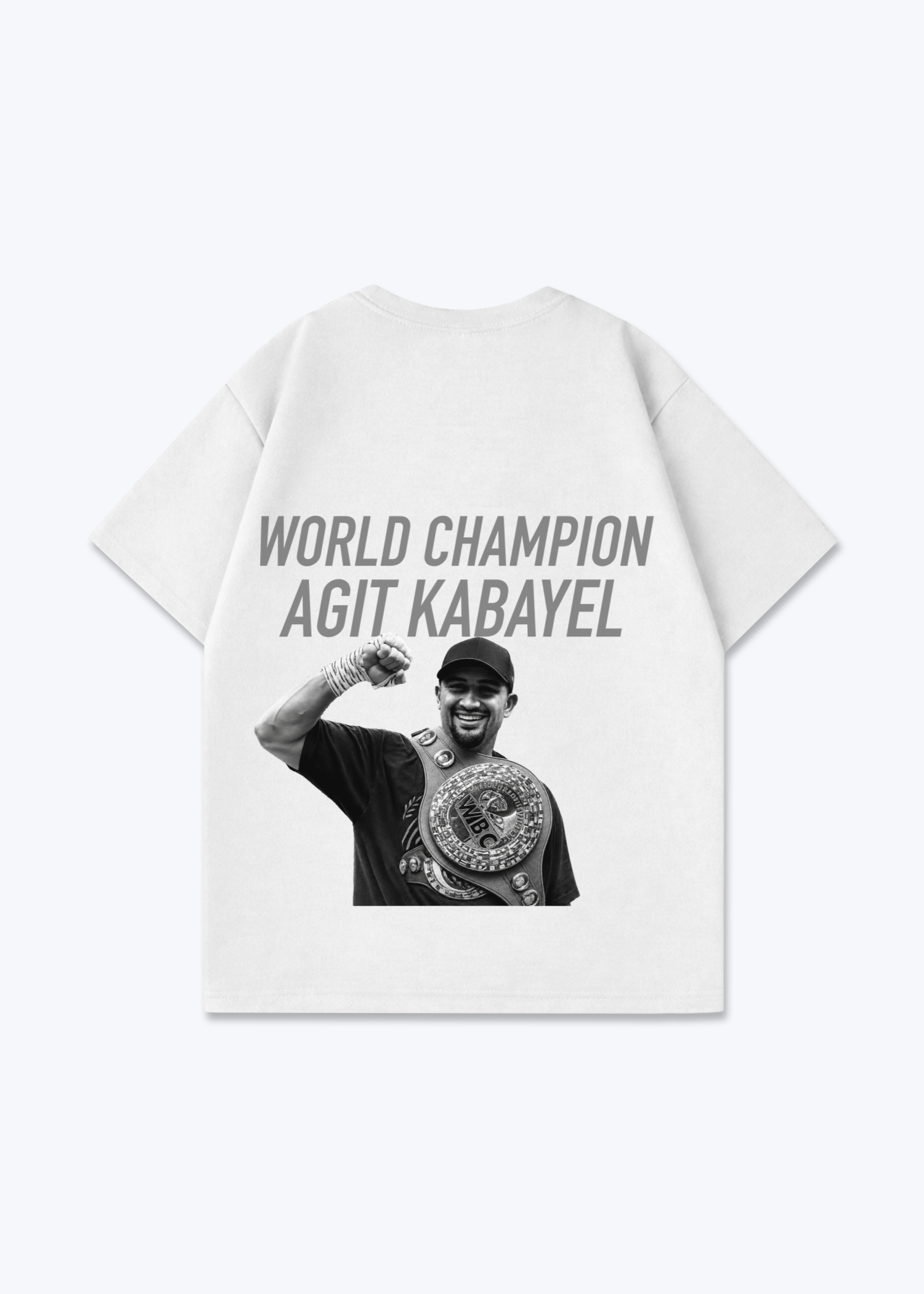 Agit Oversized T-Shirt - White Back (Designed)
