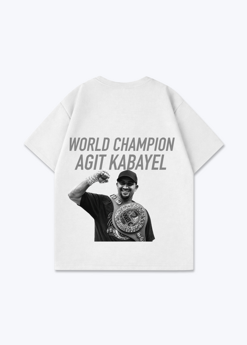 Agit Oversized T-Shirt - White Back (Designed)
