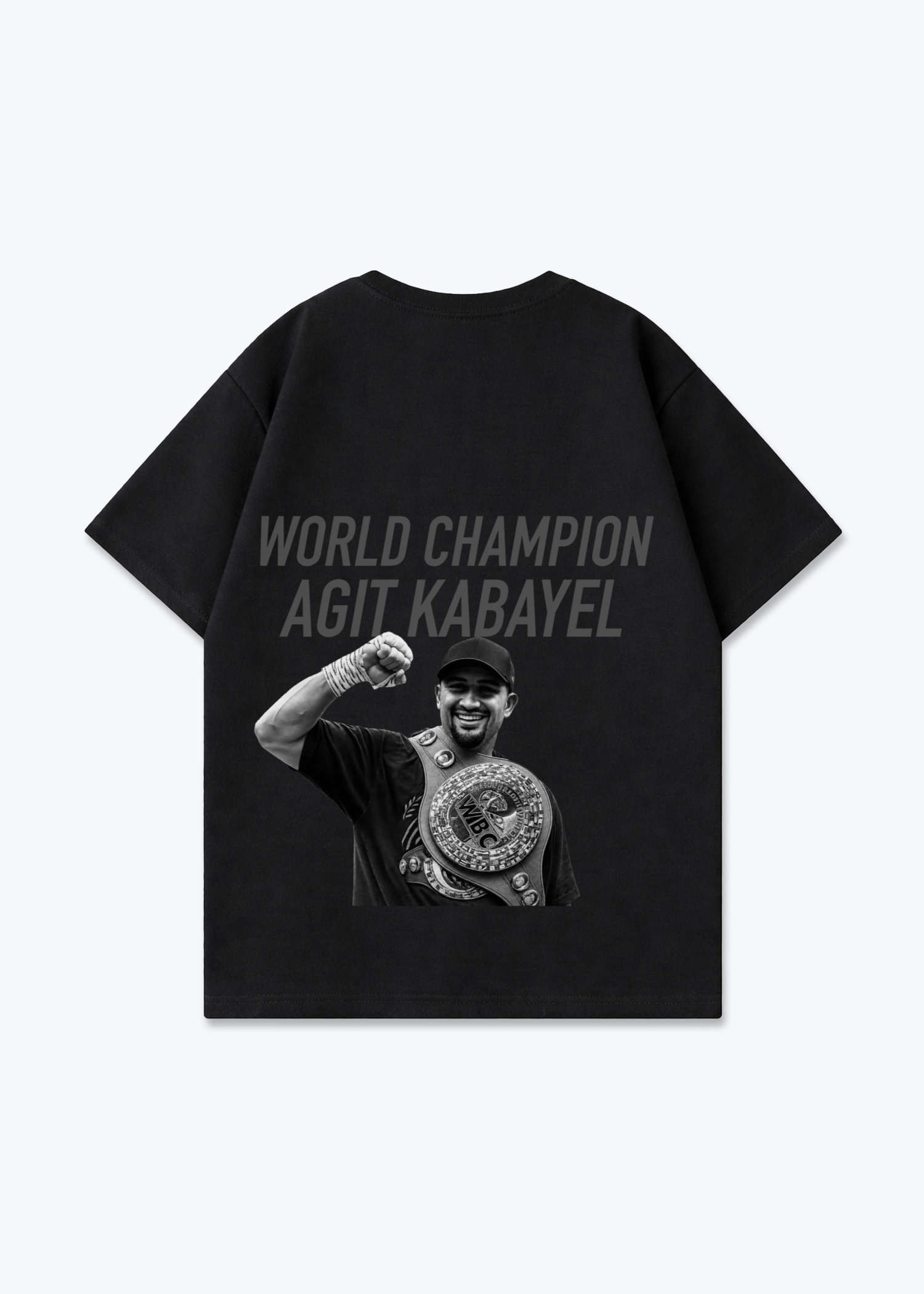 Agit Oversized T-Shirt - Black Back (Designed)