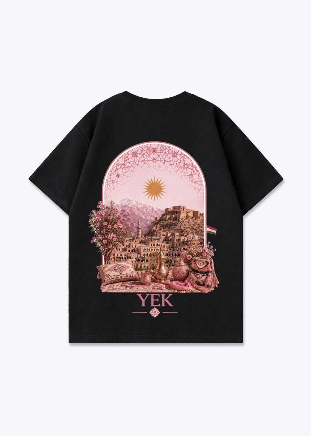 YEK Roje Oversized T-Shirt - Black Back (Designed)