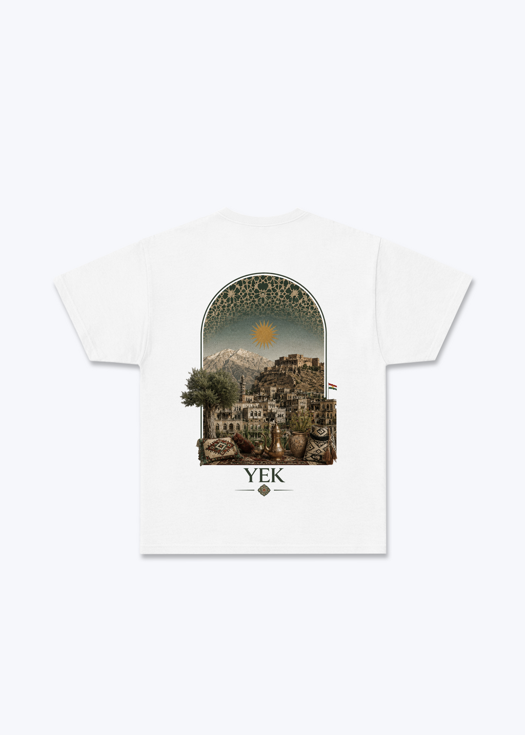 YEK Roj T-Shirt - White Back (Designed)