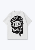 YEK Oversized T-Shirt - White Front (Designed)